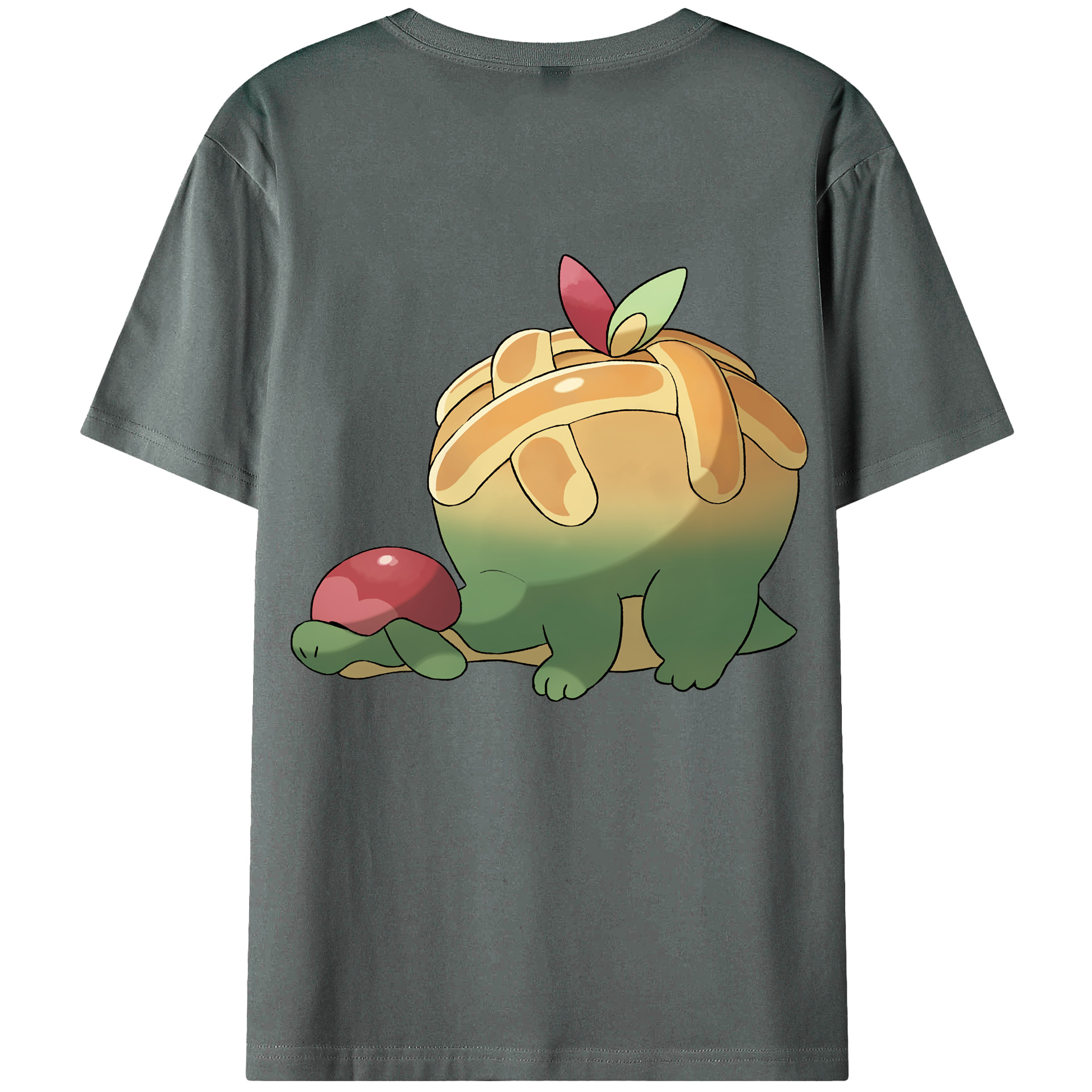 （画像用） ポケットモンスター Pokémon 綿100％ メンズ半袖Tシャツ（バックプリント） 通気性